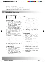 Preview for 12 page of ICA AM925AKN Instructions Manual