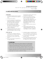 Preview for 5 page of ICA cook&eat DF-60 Manual