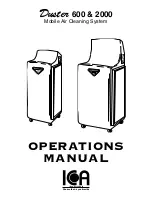 Предварительный просмотр 1 страницы ICA Duster 2000 Operation Manual