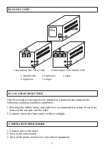 Предварительный просмотр 9 страницы ICA ULTRA ISOLATOR 500 User Manual