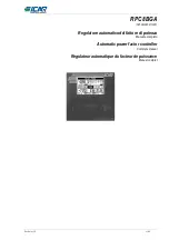 Icar RPC 8BGA Complete Manual preview