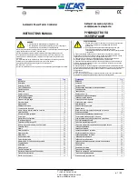 Icar RPC 8BGA Instruction Manual preview