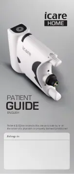 Icare Icare HOME TA022 Patient Manual preview