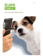 Preview for 1 page of Icare Tonovet TV01 User And Maintenance Manual