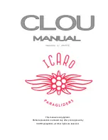 Preview for 1 page of ICARO paragliders CLOU Manual