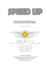 Preview for 1 page of ICARO paragliders SPEEDUP Manual