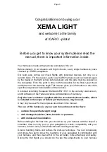 Preview for 3 page of ICARO paragliders XEMA light Manual