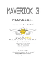 ICARO Maverick 3 Manual preview