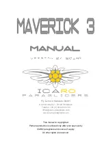 Preview for 1 page of ICARO Maverick 3 Manual