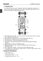 Предварительный просмотр 8 страницы iCarsoft CR IMMO User Manual