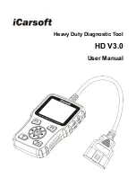 Предварительный просмотр 1 страницы iCarsoft HD V3.0 User Manual