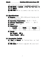 Предварительный просмотр 5 страницы iCarsoft Honda/Acura Multi-system Scanner i990 User Manual