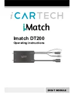 iCartech Imatch DT200 Operating Instructions Manual preview