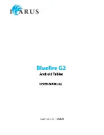 Preview for 1 page of Icarus Bluefire G2 User Manual