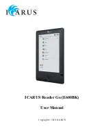 Icarus GO E600BK User Manual preview