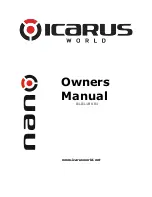 Icarus NANO 99 Owner'S Manual preview