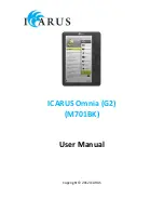 Icarus Omnia G2 M701BK User Manual предпросмотр