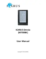 Icarus Omnia M700BK User Manual preview