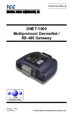 ICC DNET-1000 Instruction Manual preview