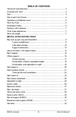 Preview for 2 page of ICC EXCEL Installation And Maintenance Instructions Manual