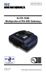 Preview for 1 page of ICC XLTR-1000 Instruction Manual