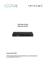 ICCN WX7020-1210G Web User Manual preview