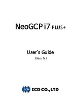 ICD NeoGCP i7 PLUS+ User Manual preview