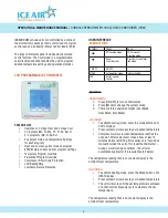 Preview for 5 page of ICE AIR CHW Operating Manual