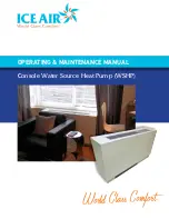 ICE AIR Console Water Source Heat Pump Operating Manual preview