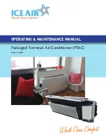 Preview for 1 page of ICE AIR RSAN Operating & Maintenance Manual