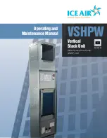 ICE AIR VSHPW Operating And Maintenance Manual предпросмотр