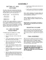 Preview for 5 page of ICE Games KNOCK OUT PUNCH Owner'S And Service Manual