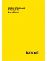 ice.net D-35 series User Manual preview