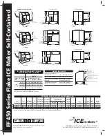 Preview for 2 page of Ice-O-Matic EF 450 Series Specifications