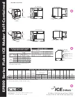 Preview for 2 page of Ice-O-Matic EF 800 Specifications