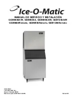 Ice-O-Matic GEM0650Remoto Service And Installation Manual preview