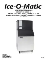 Ice-O-Matic ICE0250A4-T4-W4 Service & Parts Manual preview
