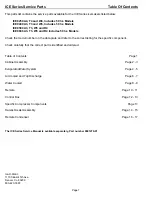 Preview for 3 page of Ice-O-Matic ICE0250A4 Service & Parts Manual