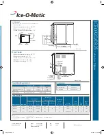 Предварительный просмотр 2 страницы Ice-O-Matic ICE0320 Series Specification Sheet