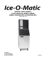 Ice-O-Matic ICE0320W3 Service & Parts Manual preview