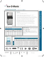 Ice-O-Matic ICE0400 Series Specification Sheet preview