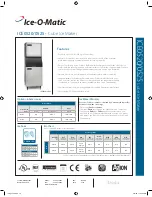 Ice-O-Matic ICE0520 Series Specification Sheet preview