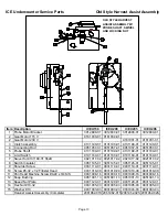 Предварительный просмотр 15 страницы Ice-O-Matic ICEU200 Series Service Parts