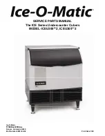 Ice-O-Matic ICEU300**2 Service & Parts Manual preview