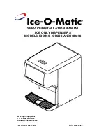 Preview for 1 page of Ice-O-Matic IOD 150 Series Service & Installation Manual