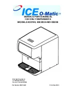 Ice-O-Matic IOD 150 Series Service & Parts Manual preview