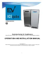 Ice Qube Evolution Series Operation And Installation Manual предпросмотр