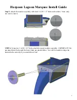 Предварительный просмотр 4 страницы Ice Harpoon Lagoon Marquee Install Manual