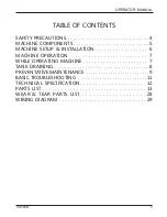 Preview for 3 page of Ice i20B Operator'S & Parts Manual