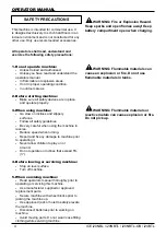 Preview for 4 page of Ice i20NBTL-OB Operator'S & Parts Manual